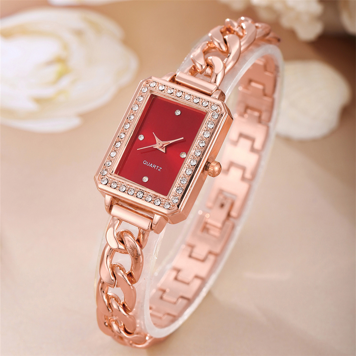 3:Rose gold red face