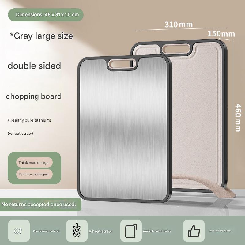 Pure titanium   wheat straw c03 gray large size (460*310*15mm)