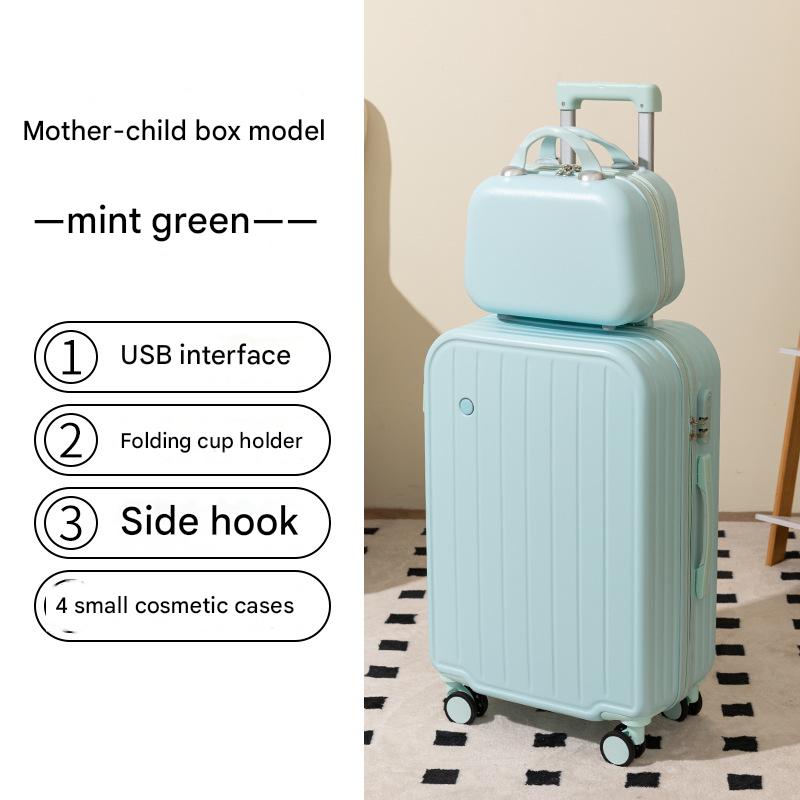 917 mint green child box (with cup holder)