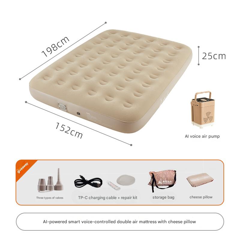 AI intelligent voice inflatable bed [thin double] cheese pillow