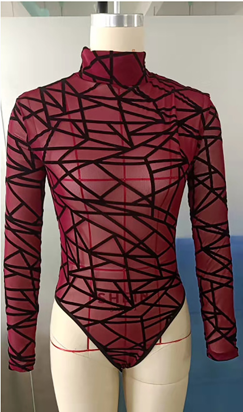 Wine red long sleeve