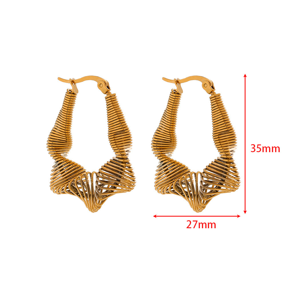 27*35mm U-shaped flat twist