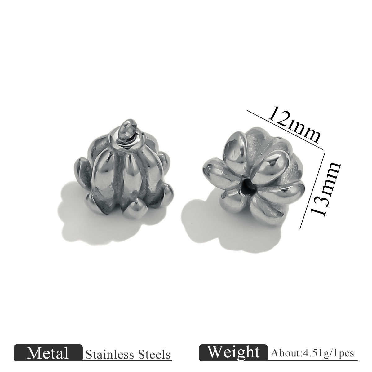 6:Steel-colored six-petal flower