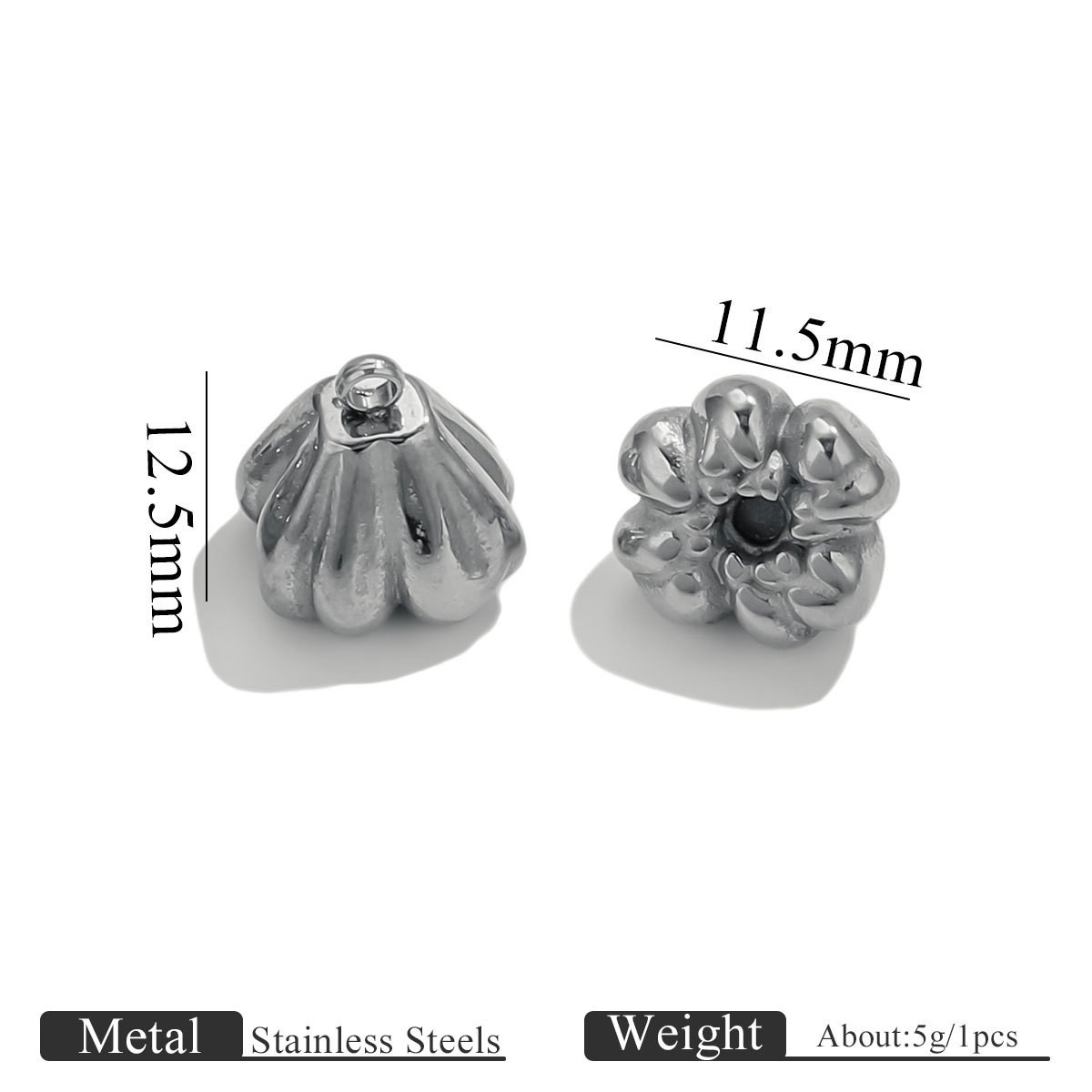 Steel-colored petals