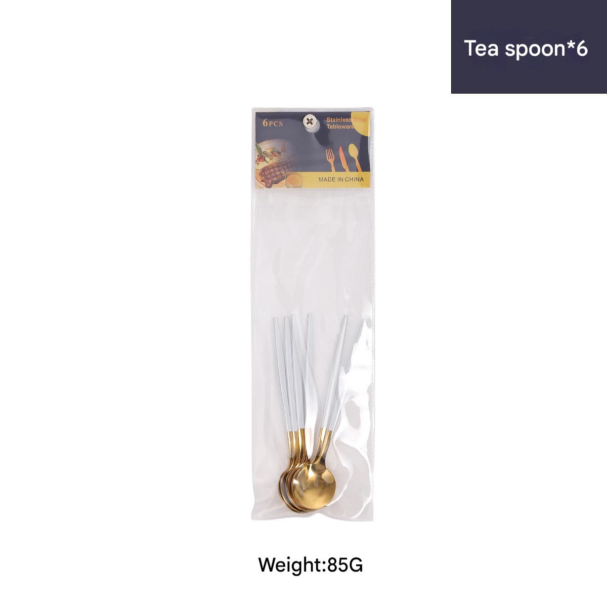 Tea Spoon 6pcs/Platinum