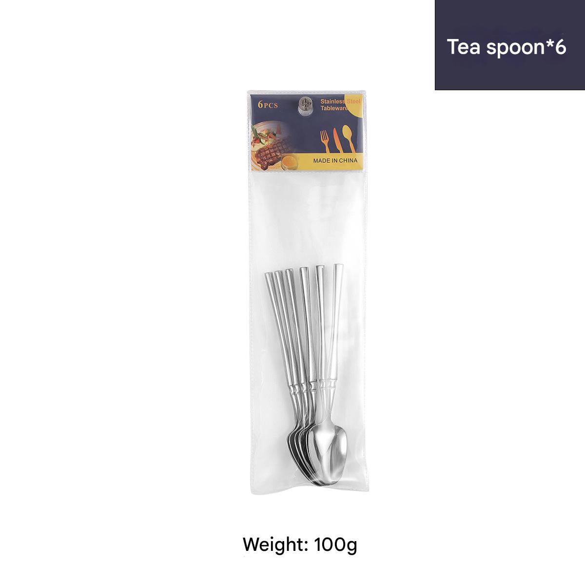 Tea Spoon 6pcs/Silver