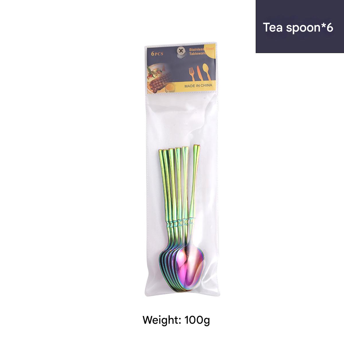 Tea Spoon 6pcs/color
