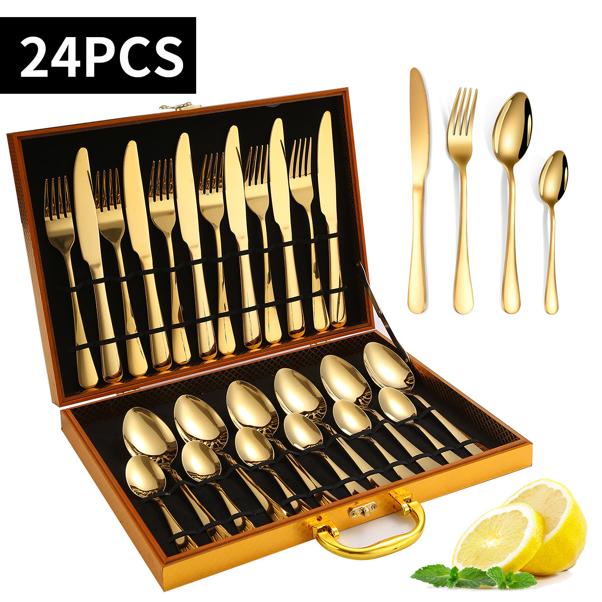 Gold 24-piece set