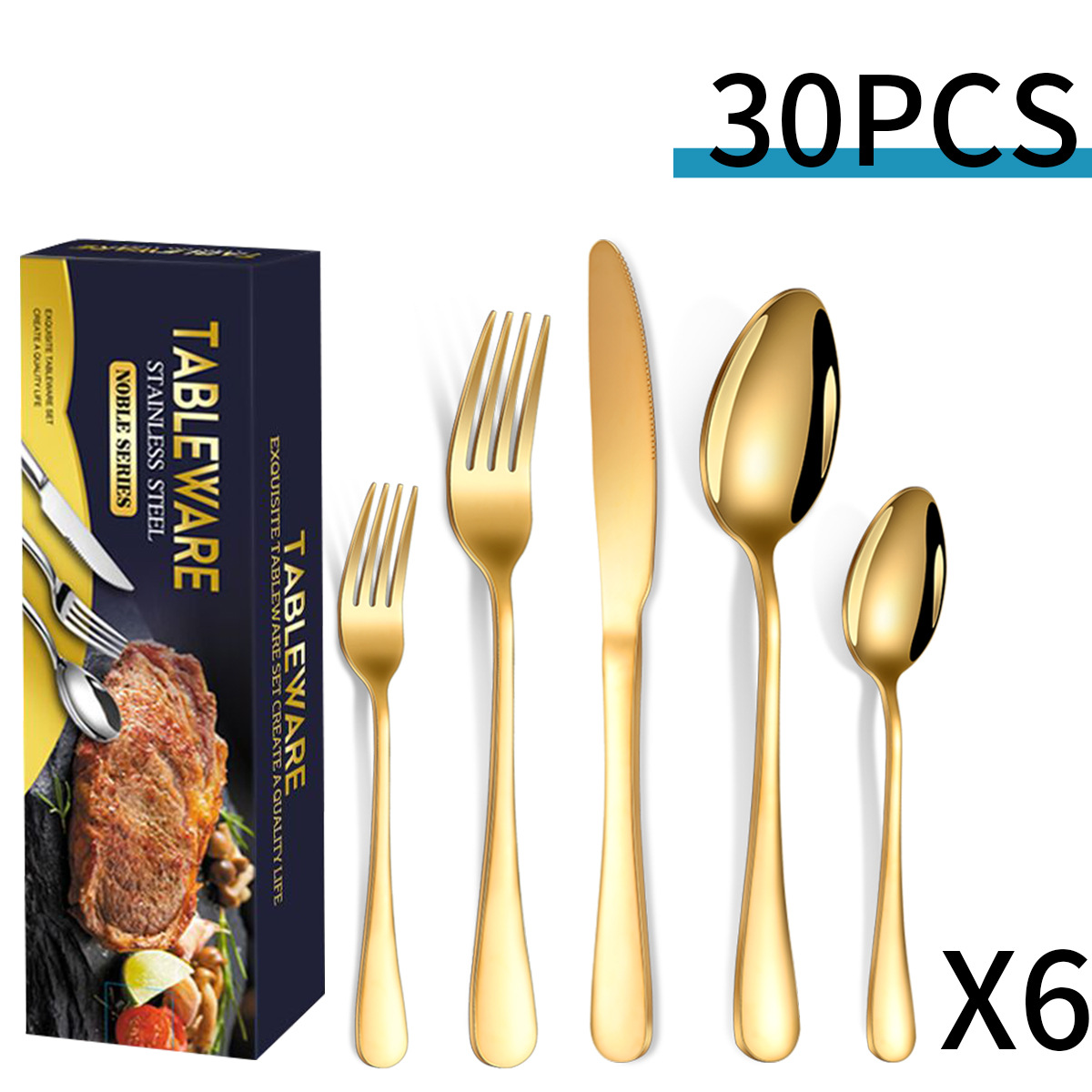 Gold 30 piece set