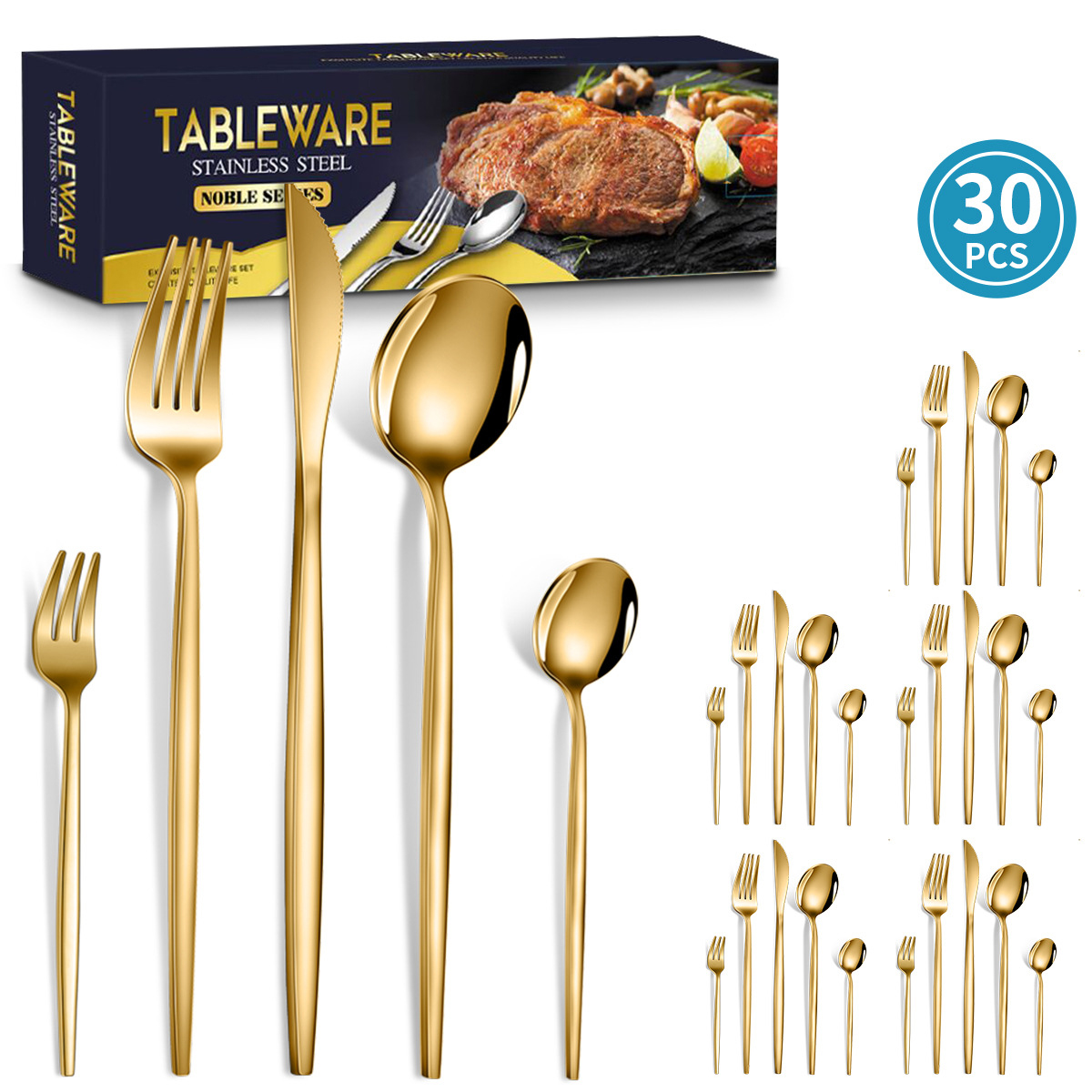 Gold 30 piece set