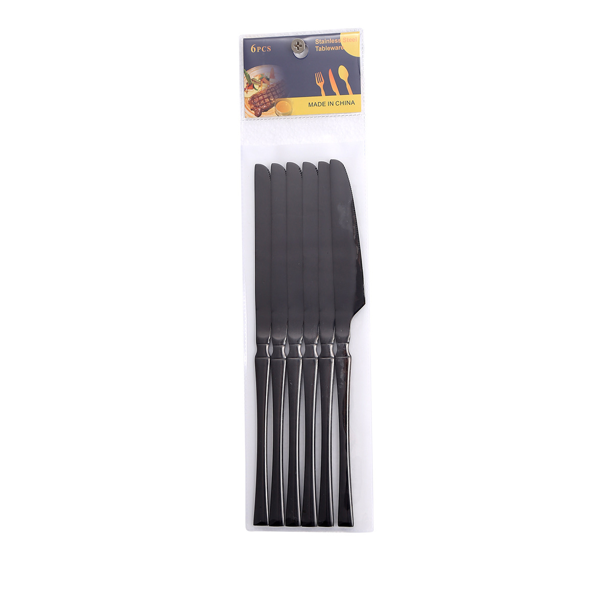 Dining knife 6pcs/black