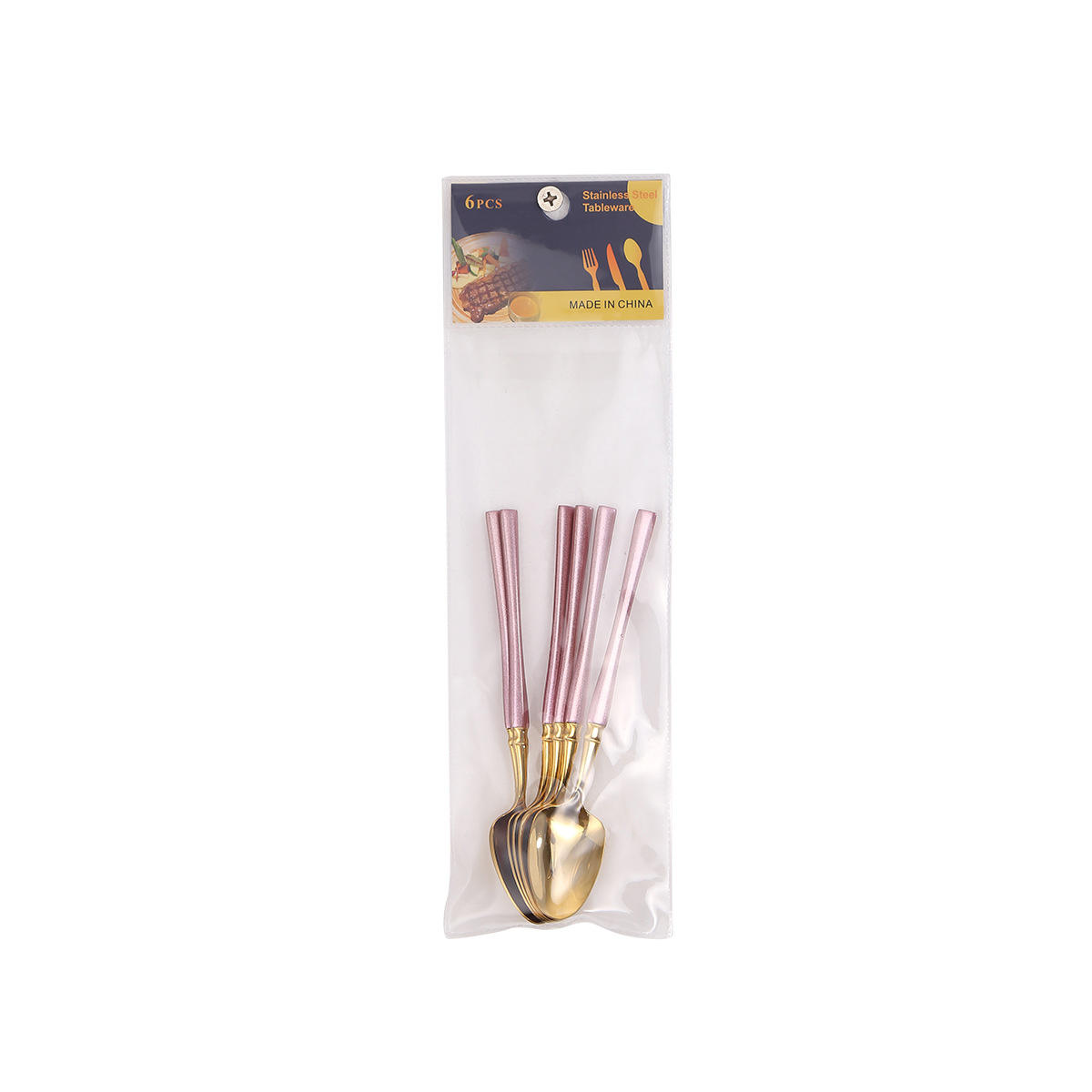 Tea Spoon 6pcs/powder gold