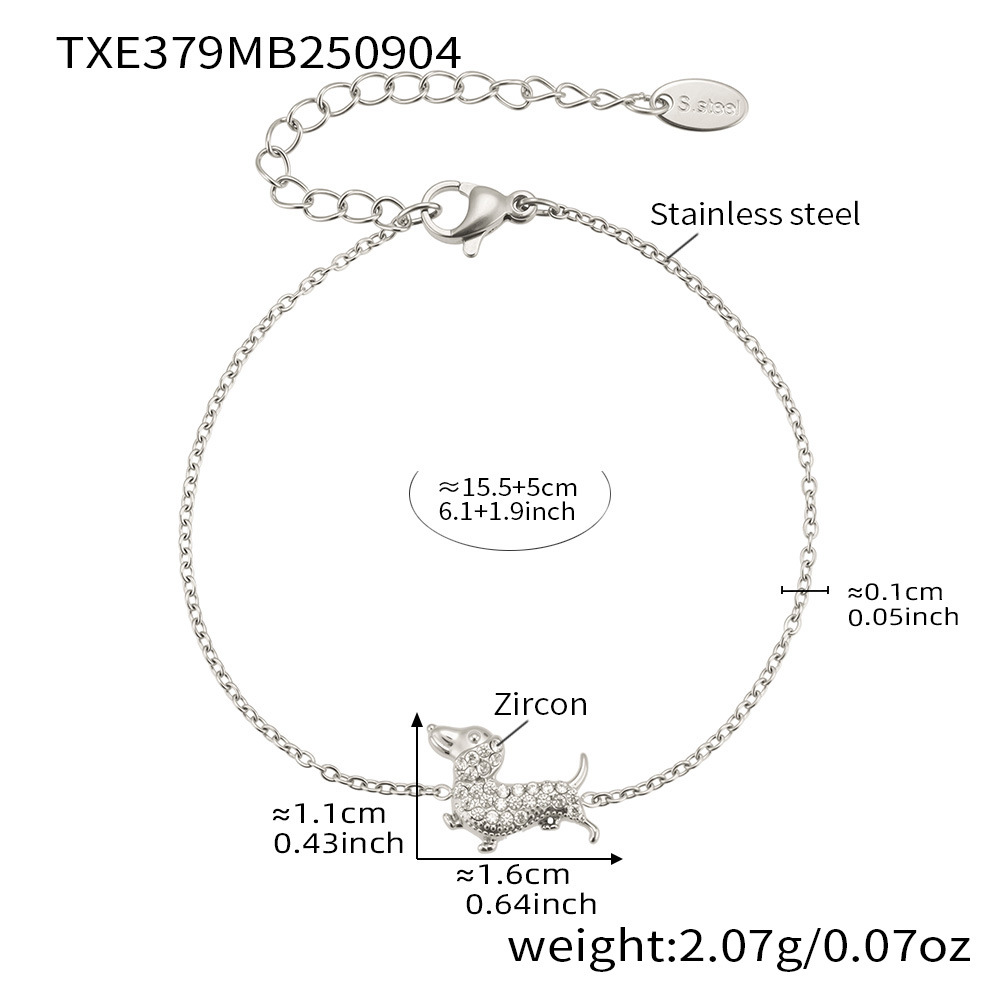 6:Steel-colored bracelet