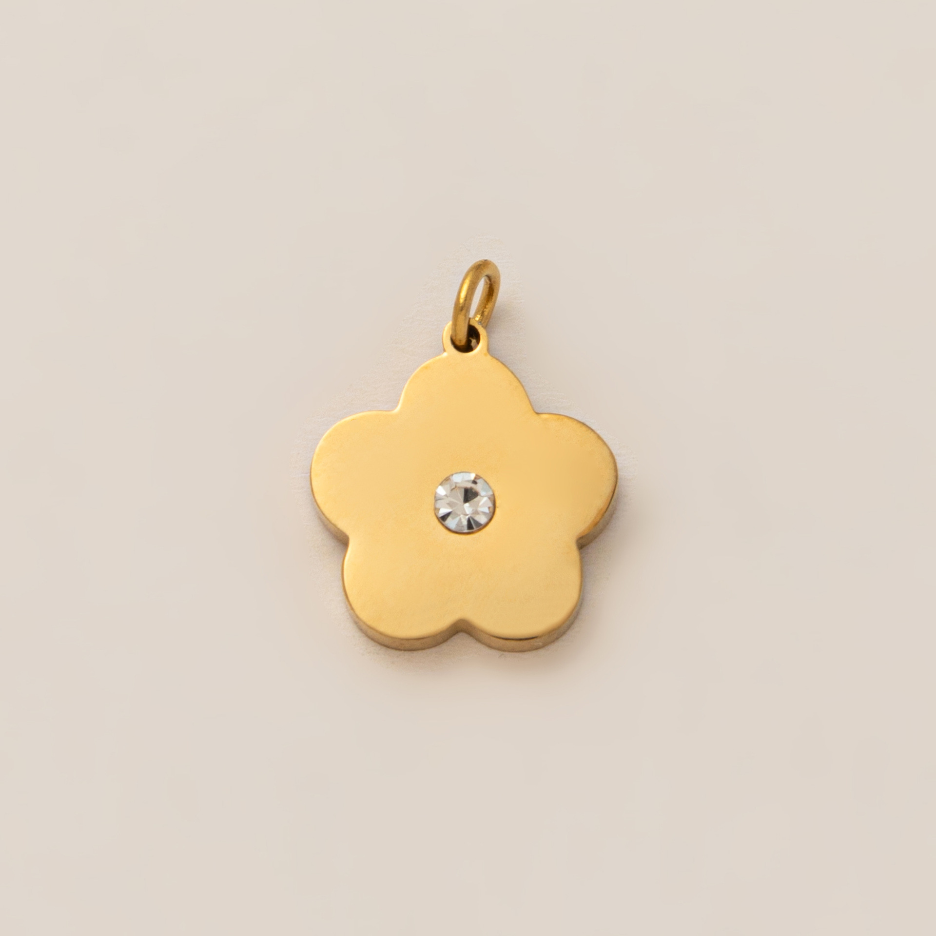 7:Gold flower pendant