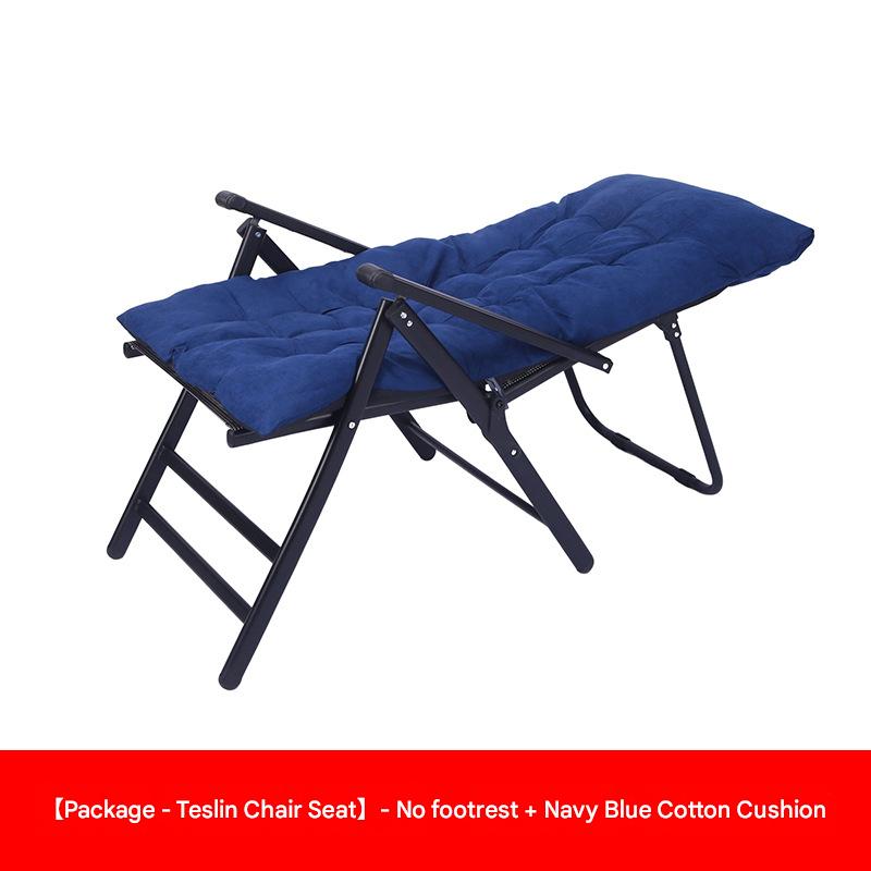 Single chair dark blue cotton pad