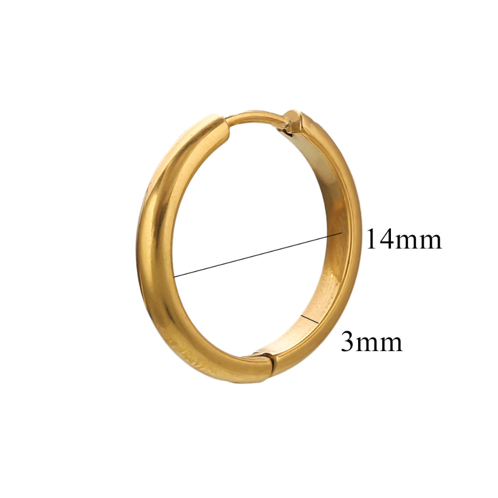 Gold 3x14mm