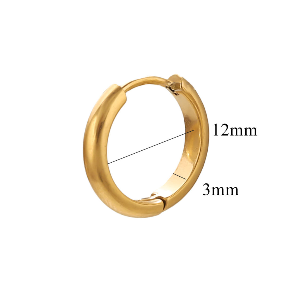 Gold 3x12mm