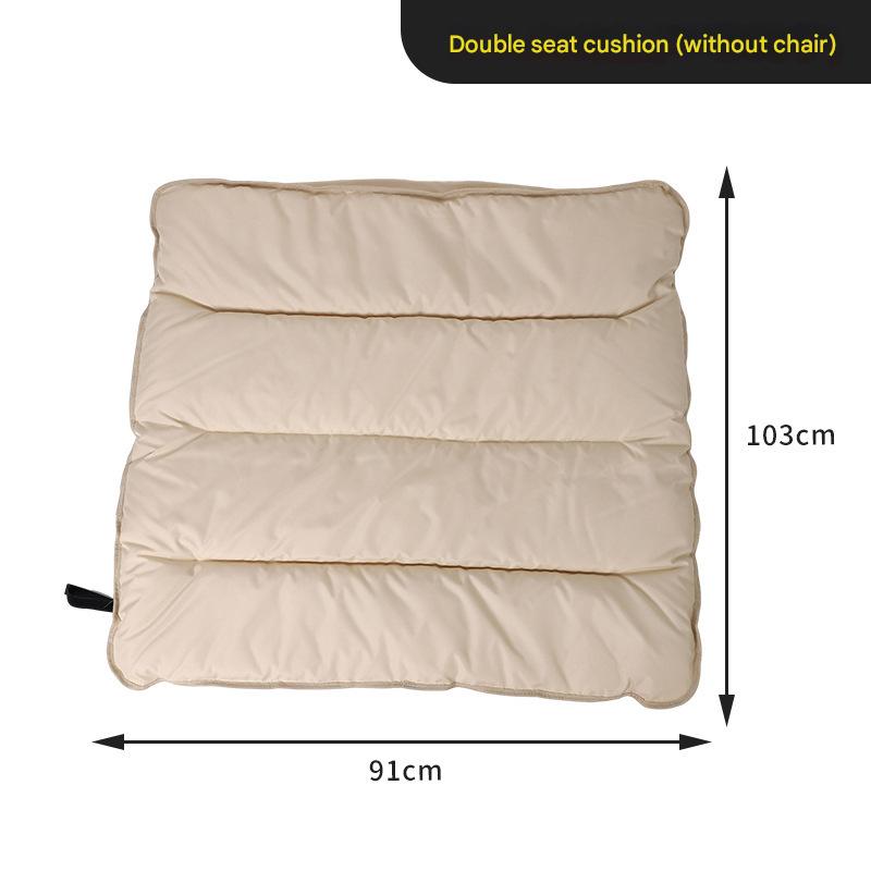 Khaki double chair cushion (without Chair)