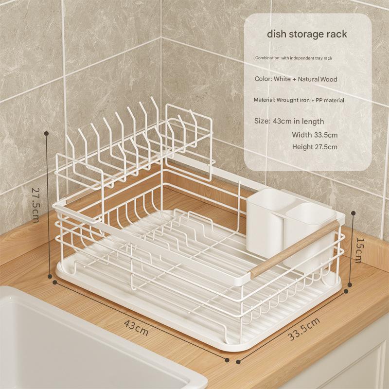 White single layer   tray rack