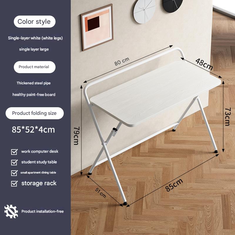 Single-layer large (48 * 80cm) white wood grain/white frame