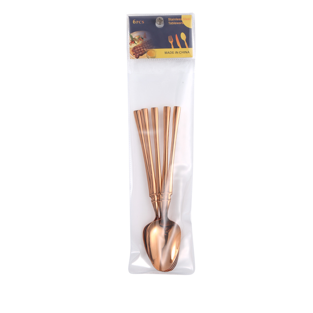 Dinner spoon 6pcs/Rose Gold