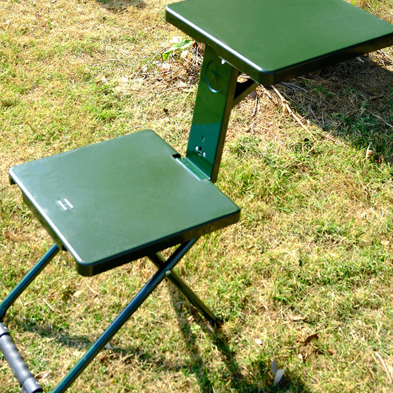 [Army Green] three-use stool/backrest/writing board