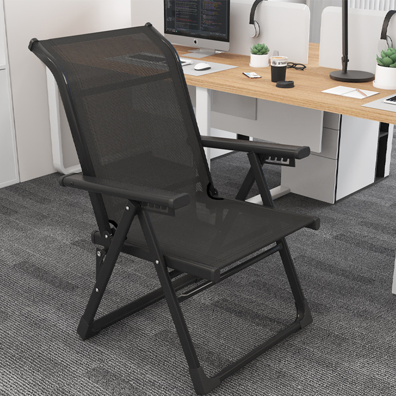 [upgraded model] can sit or lie down-single chair black