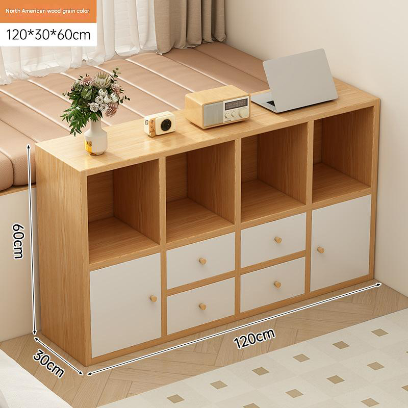[dust-proof* cabinet door model] 120*29*60cm 120/30/60 north american wood grain color