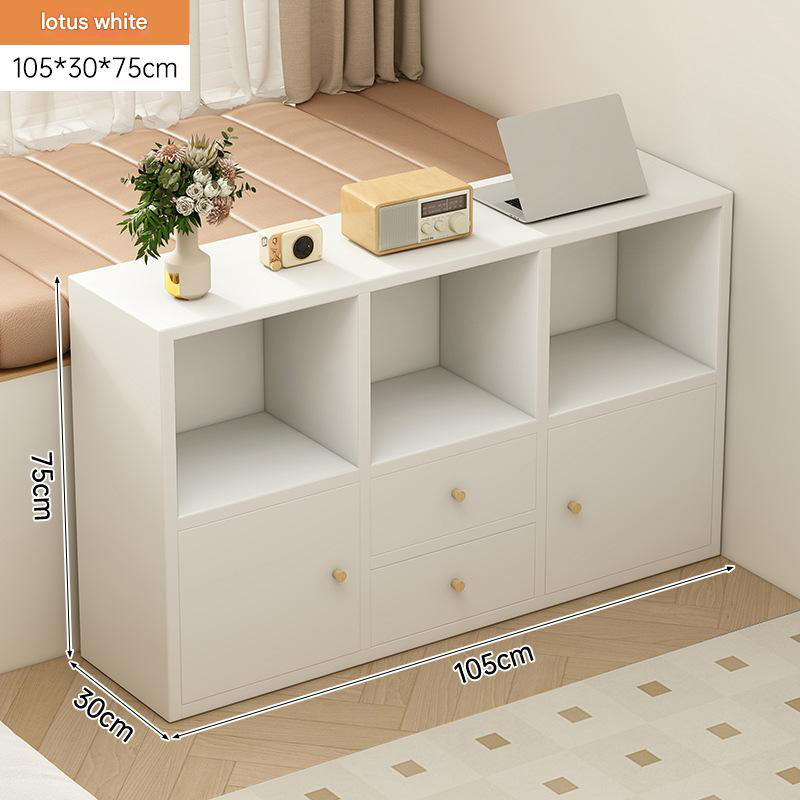 [dust-proof* cabinet door model] 105*30*75cm lotus white