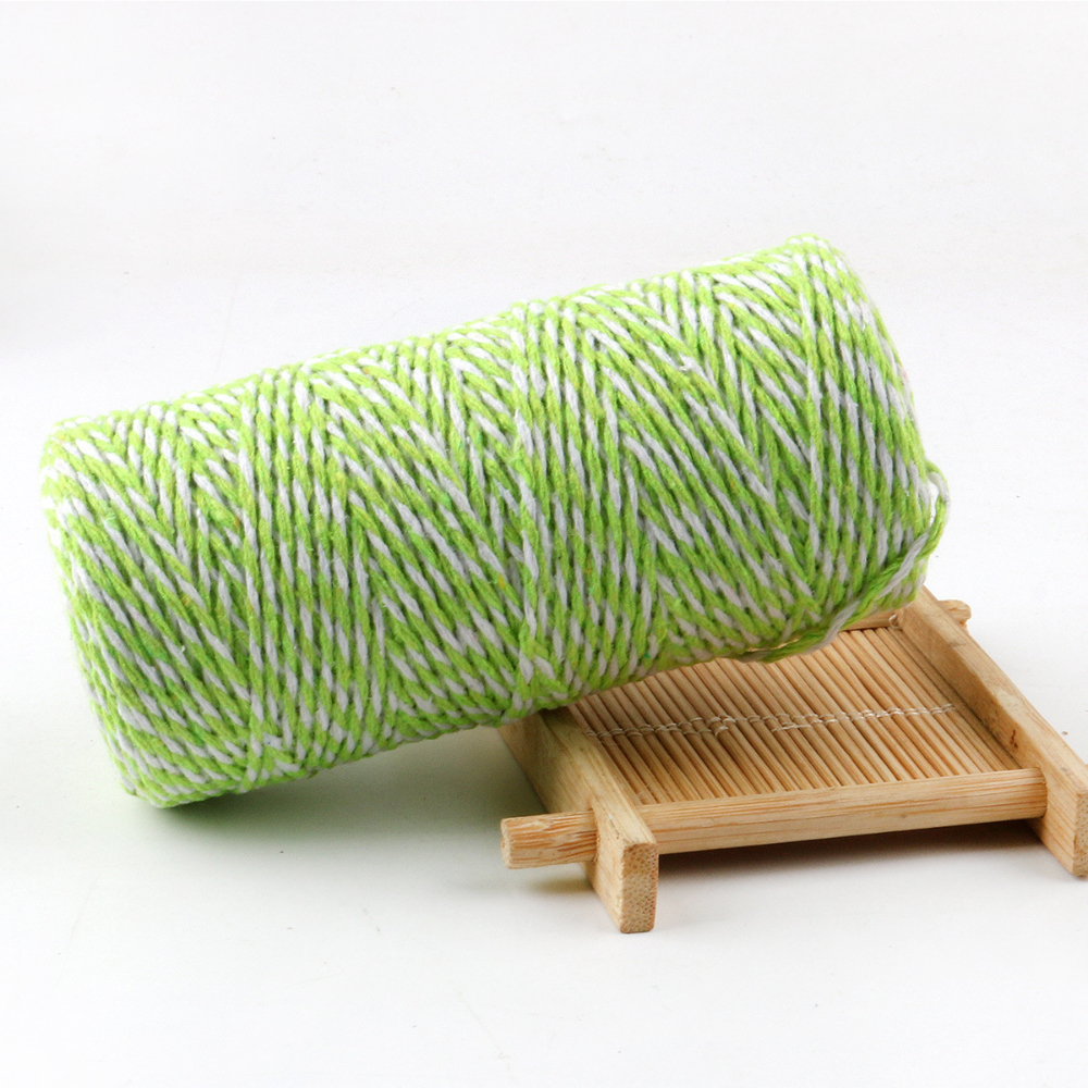 08 Light Green   White * 2mm 100 m/Roll