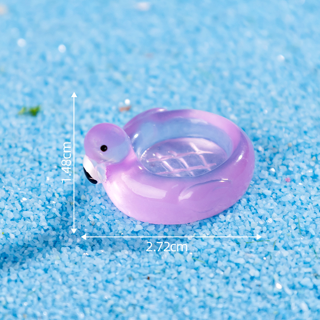 2:Luminous surface-purple flamingo