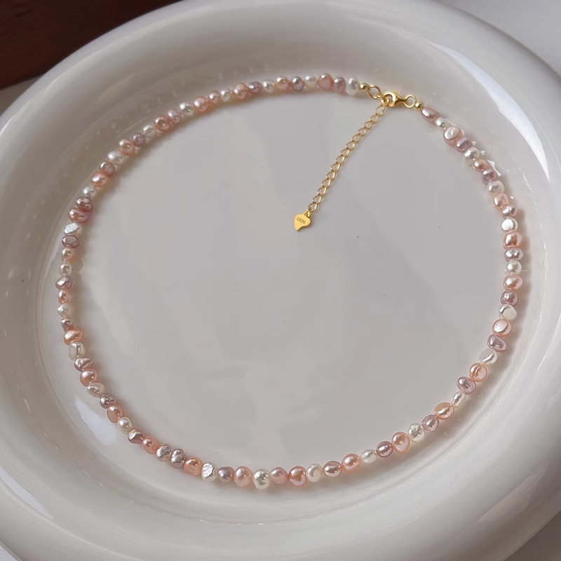 1:Gold necklace [silver   freshwater pearl]