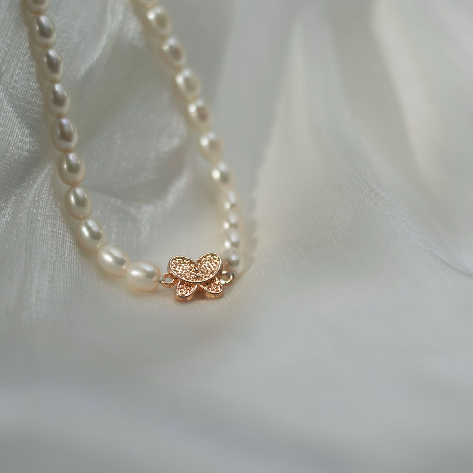 7:(L310007 copper buckle) 6-7MM beads necklace