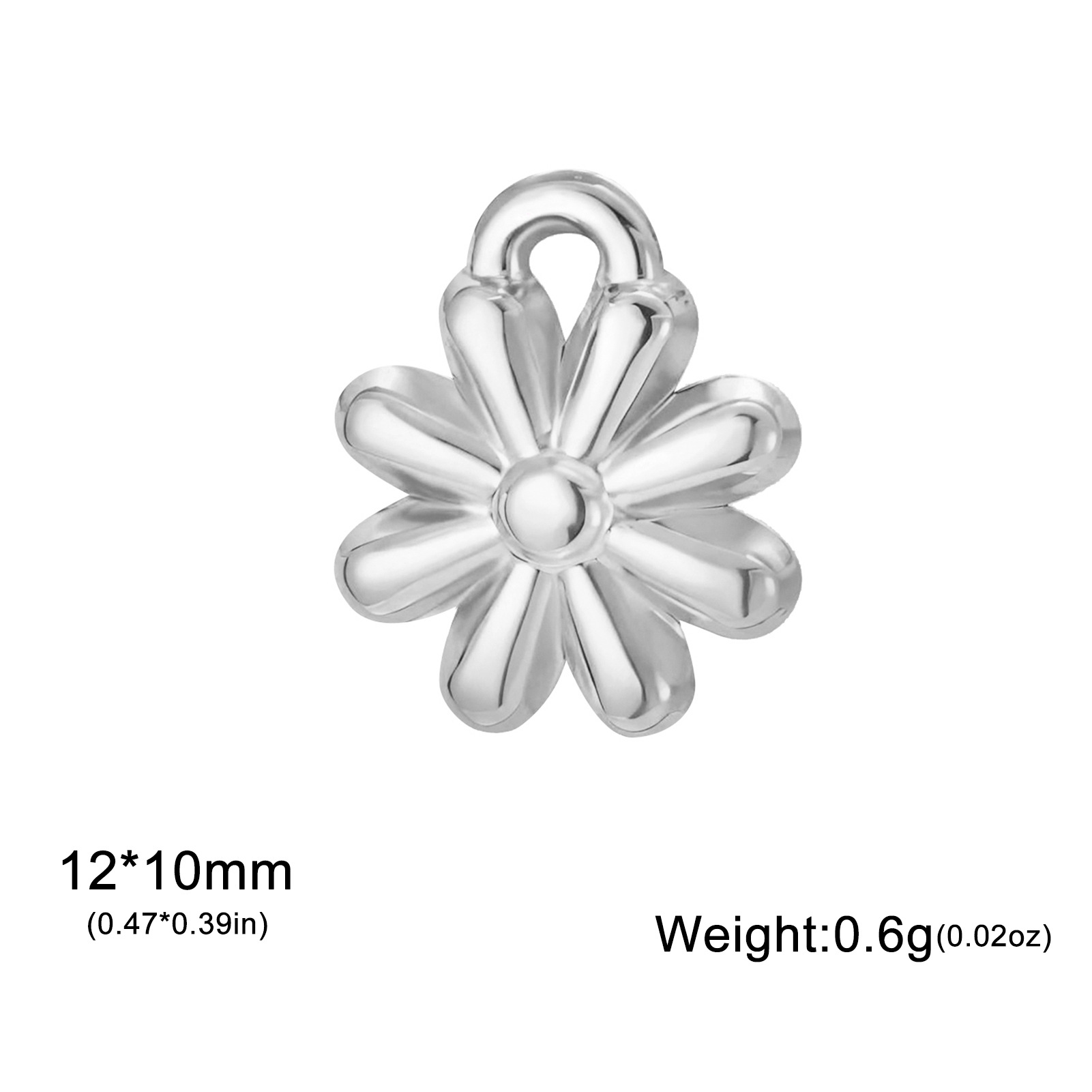 5:Steel color-medium eight-petal flower