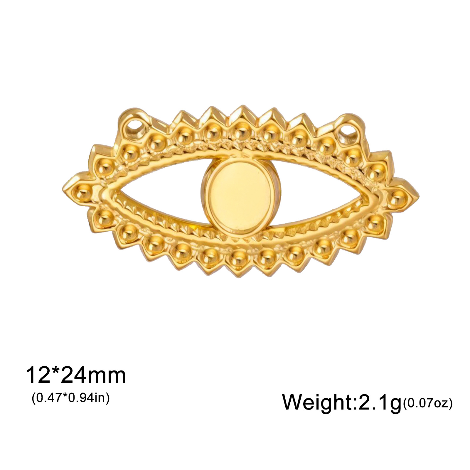 4:Gold-double hole eyes