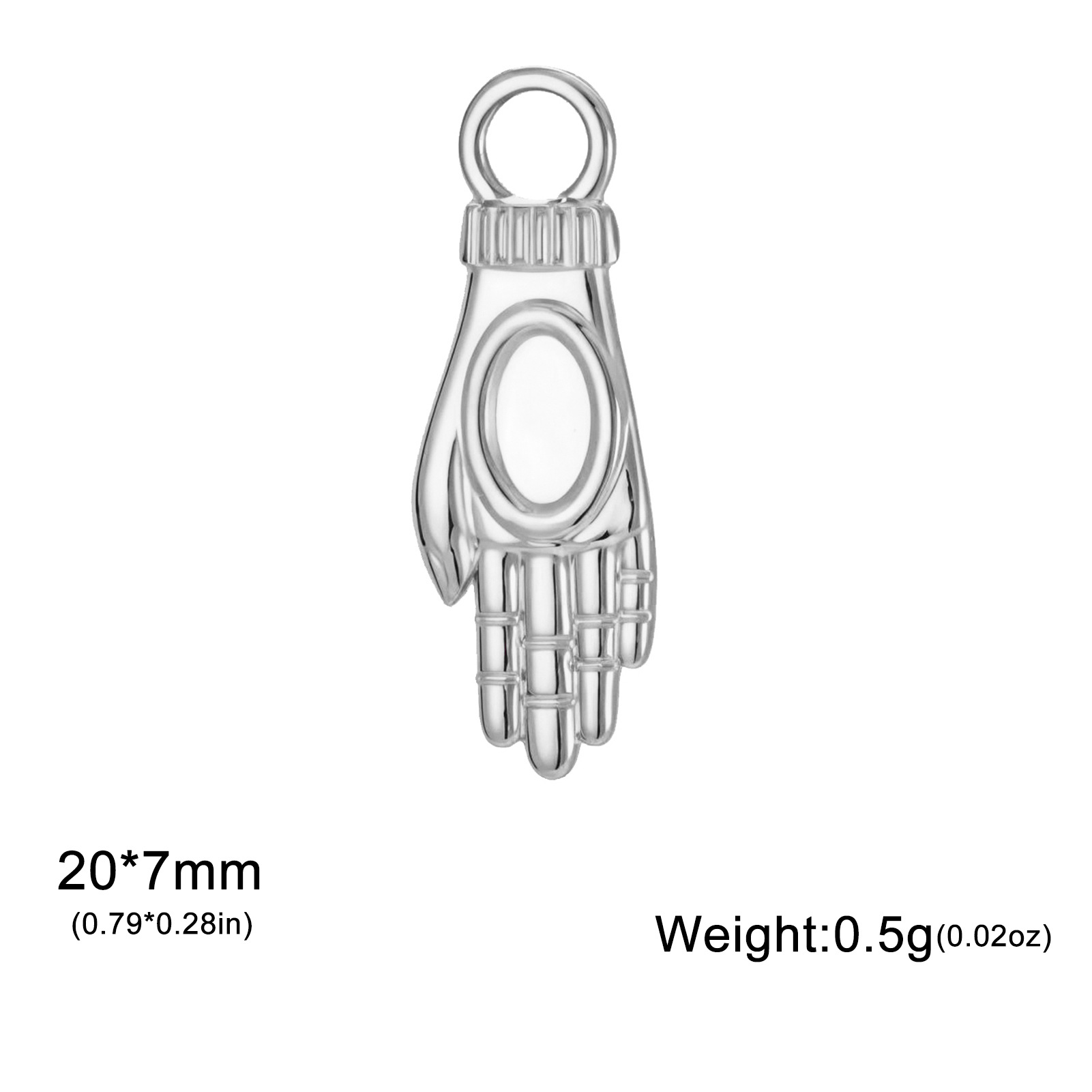 7:Steel color-gloves