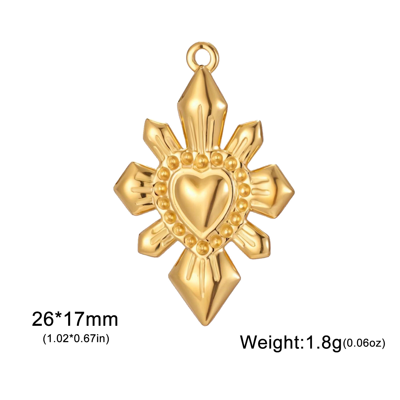 8:Gold - diamond arrow heart