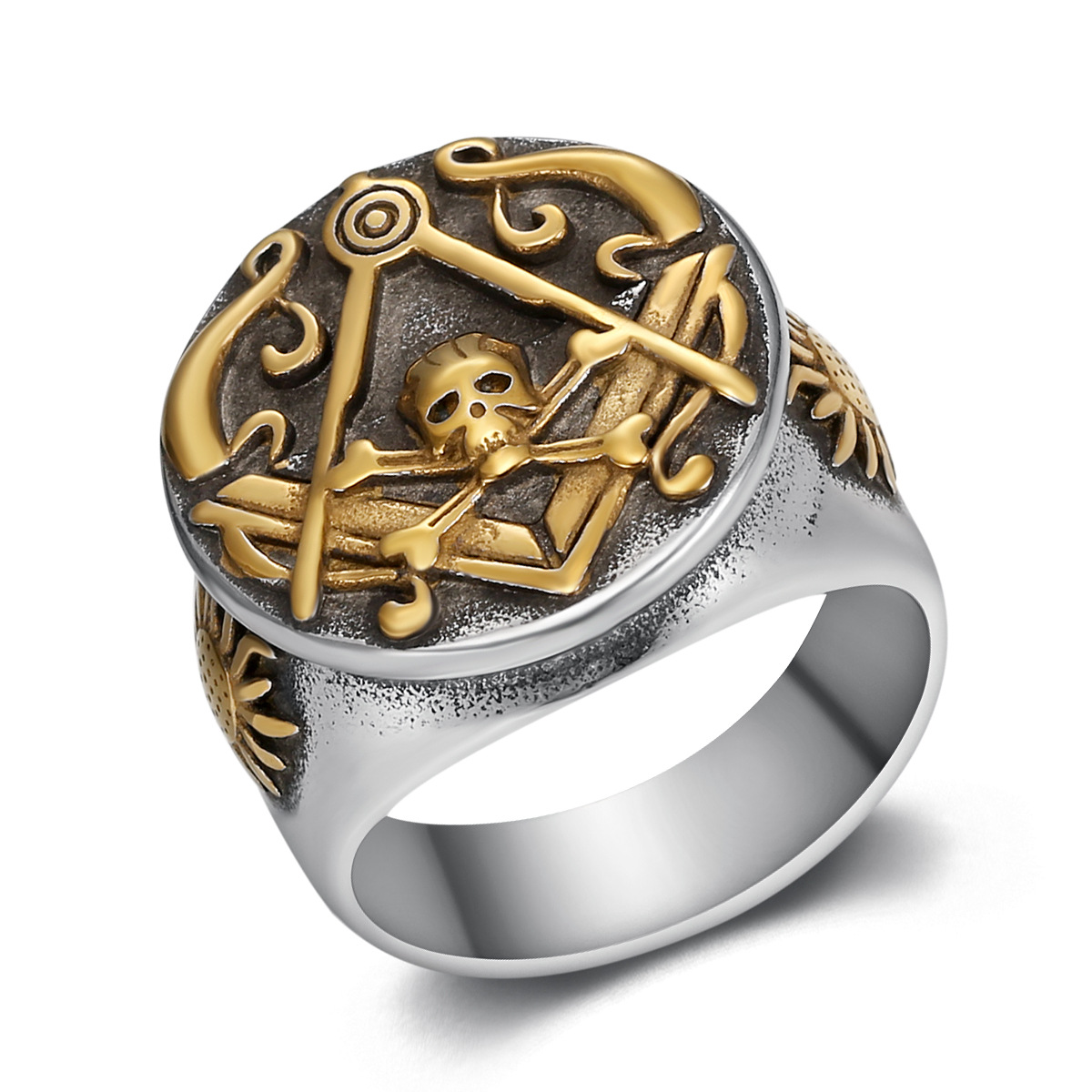 sliver and gold US Size #10