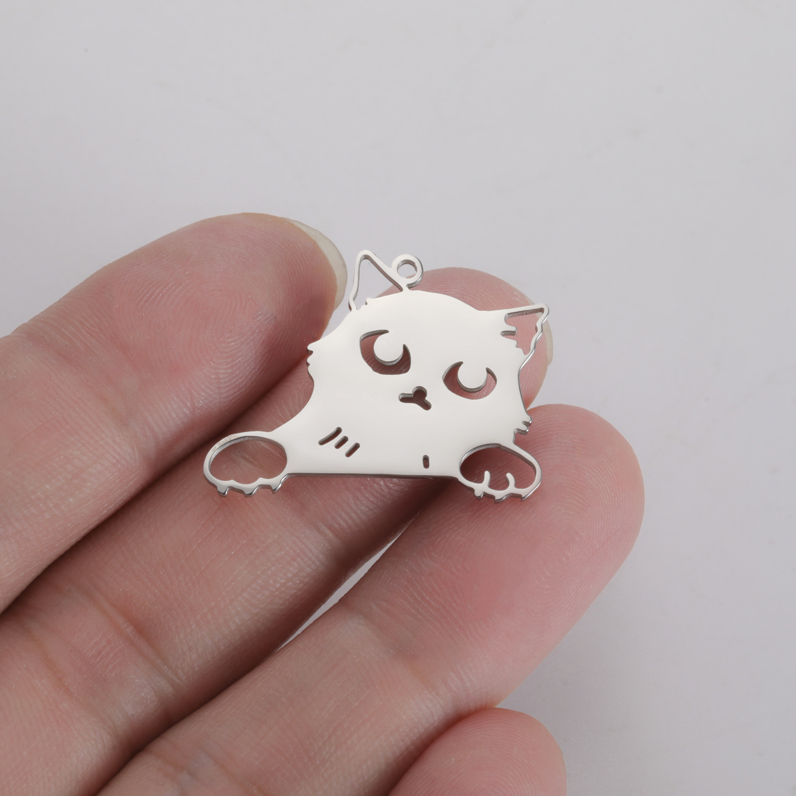 1:Steel color-tilted kitten