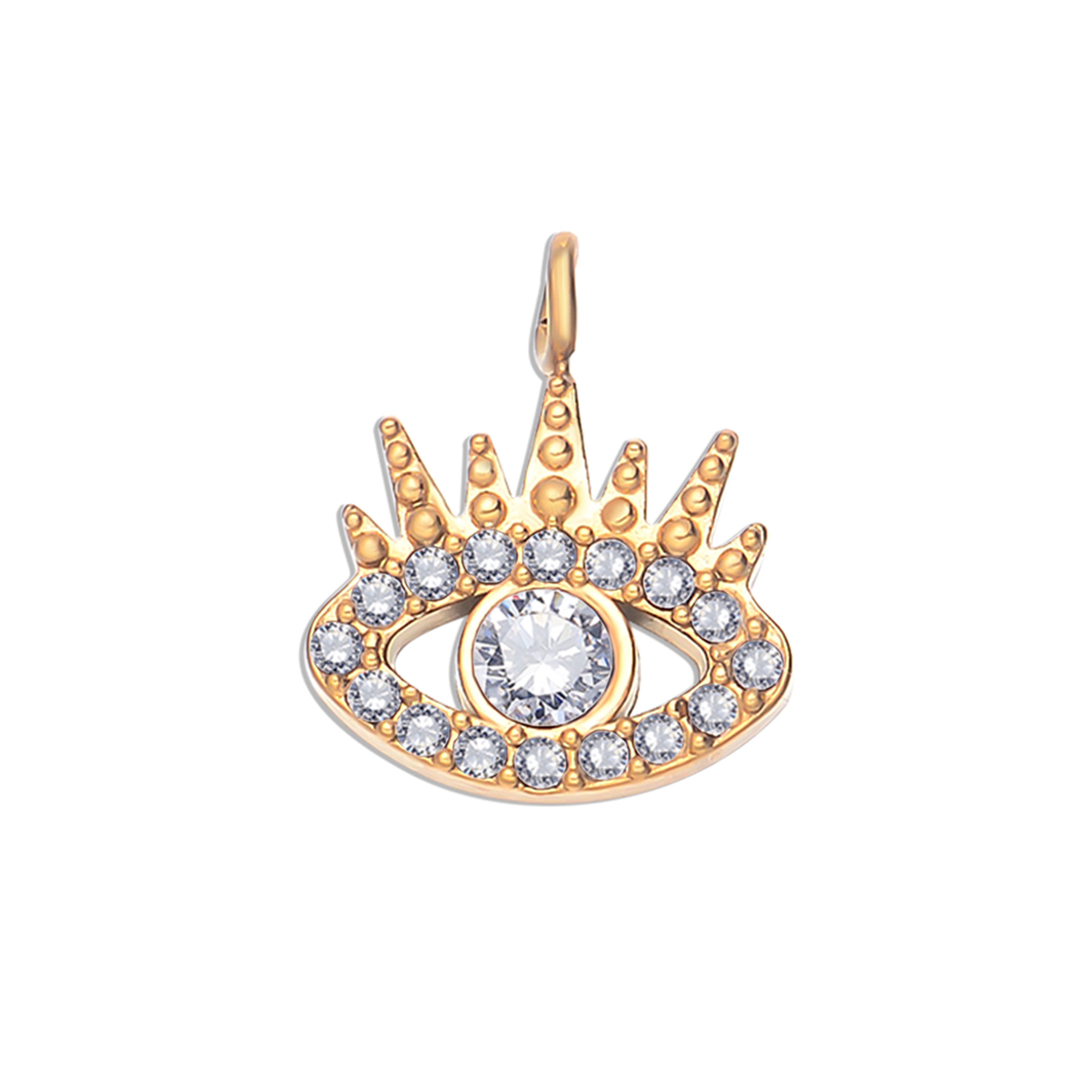 1:Eyes white diamond gold