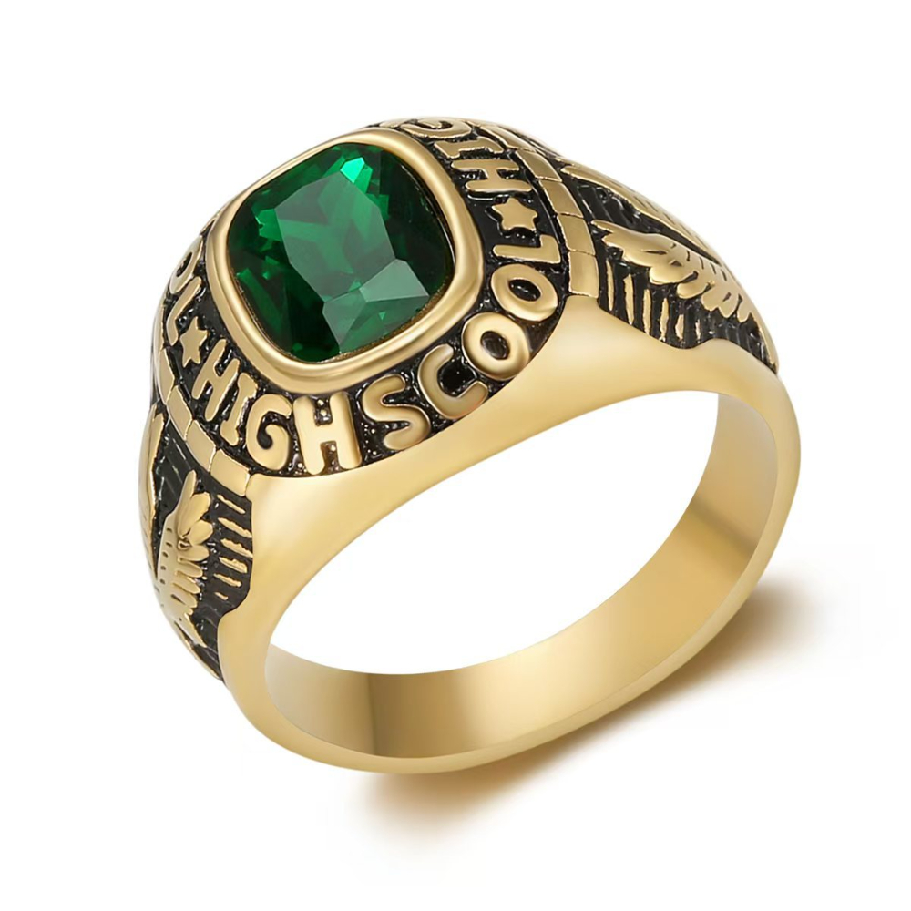 Gold green US Size #7