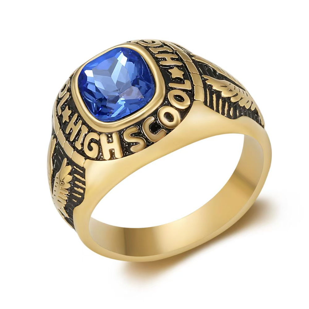 Gold blue US Size #7