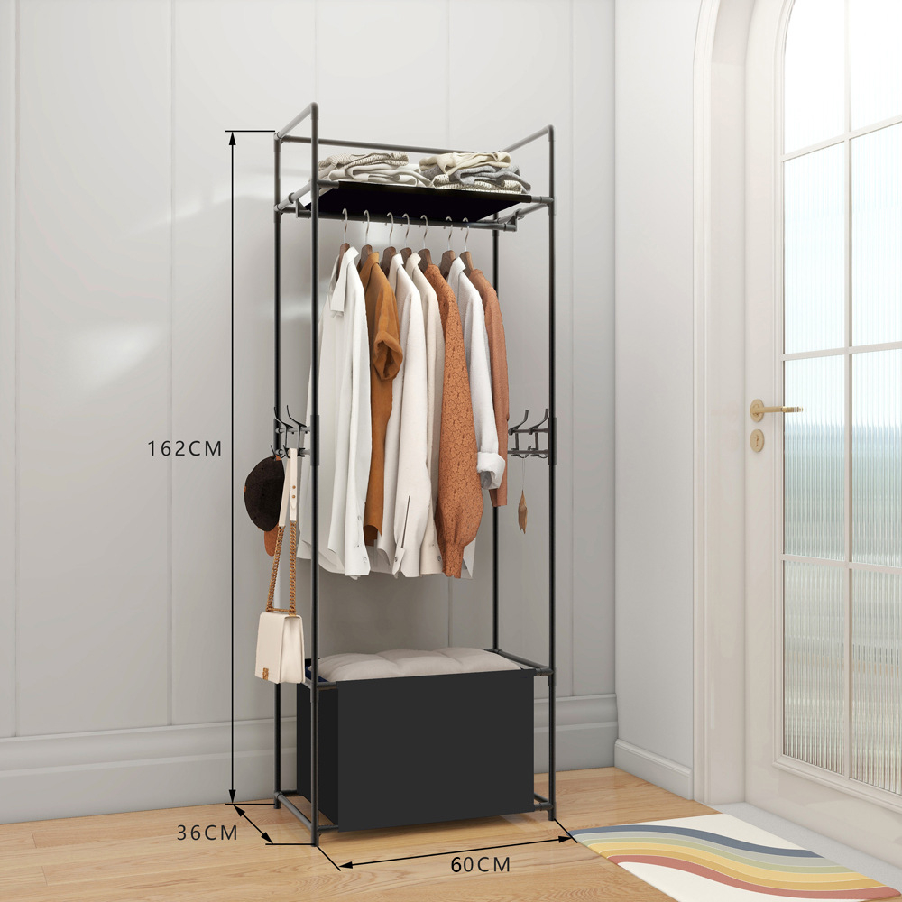 black without casters