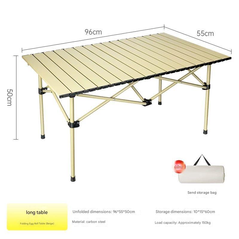 Khaki [96cm] long table