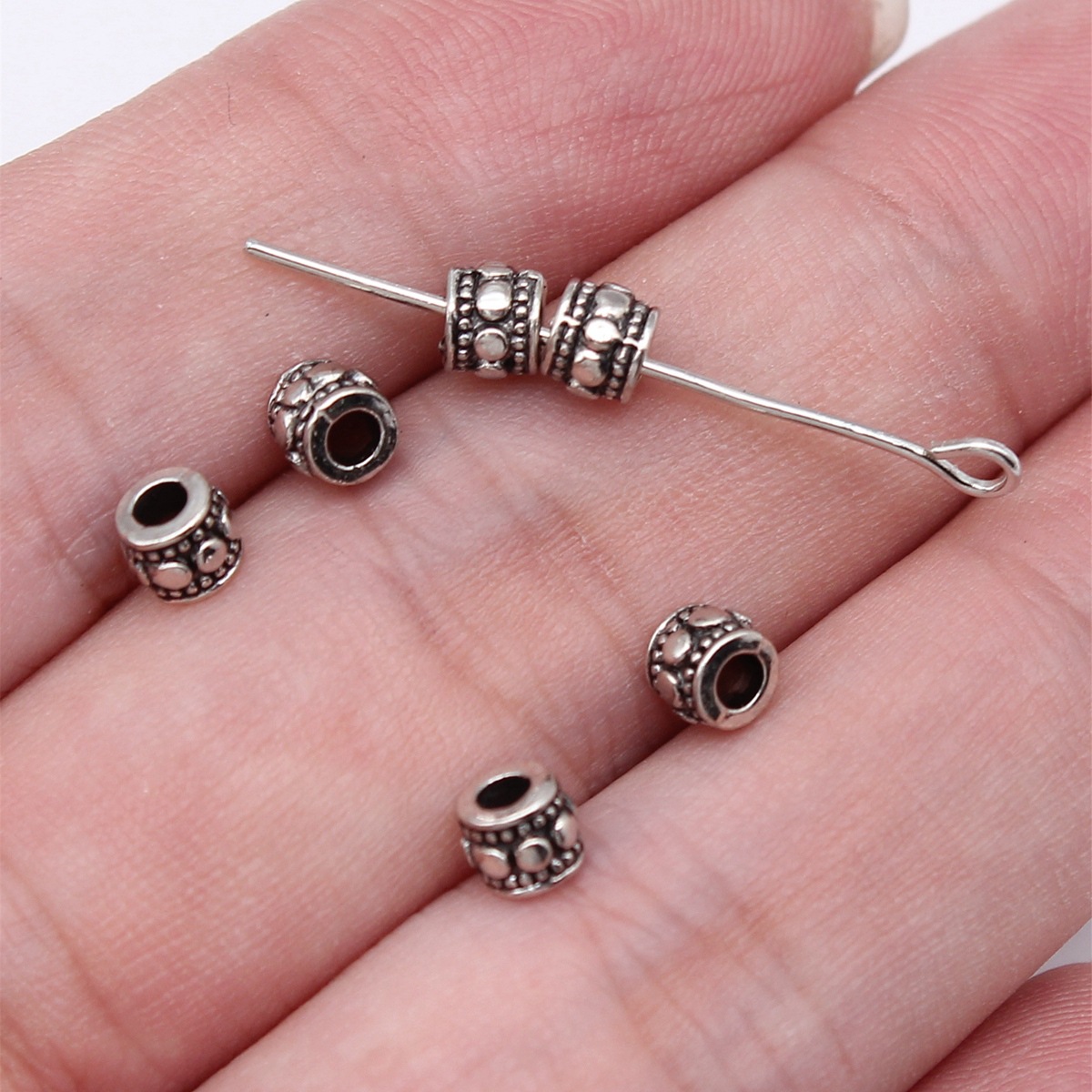 2 couleur argent antique