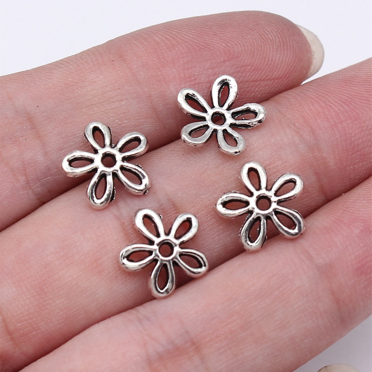 1 couleur argent antique