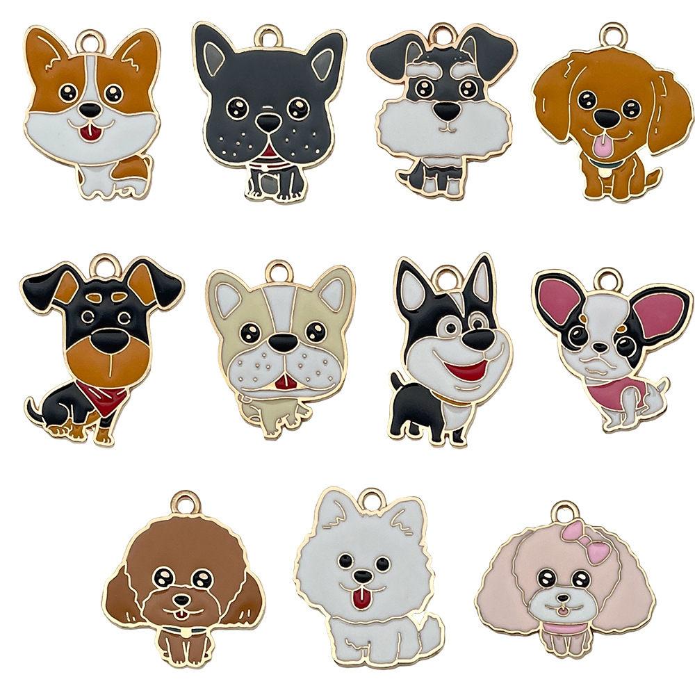 1:Sn1341-drip oil animal series dogs 11 models 1 set each-22g