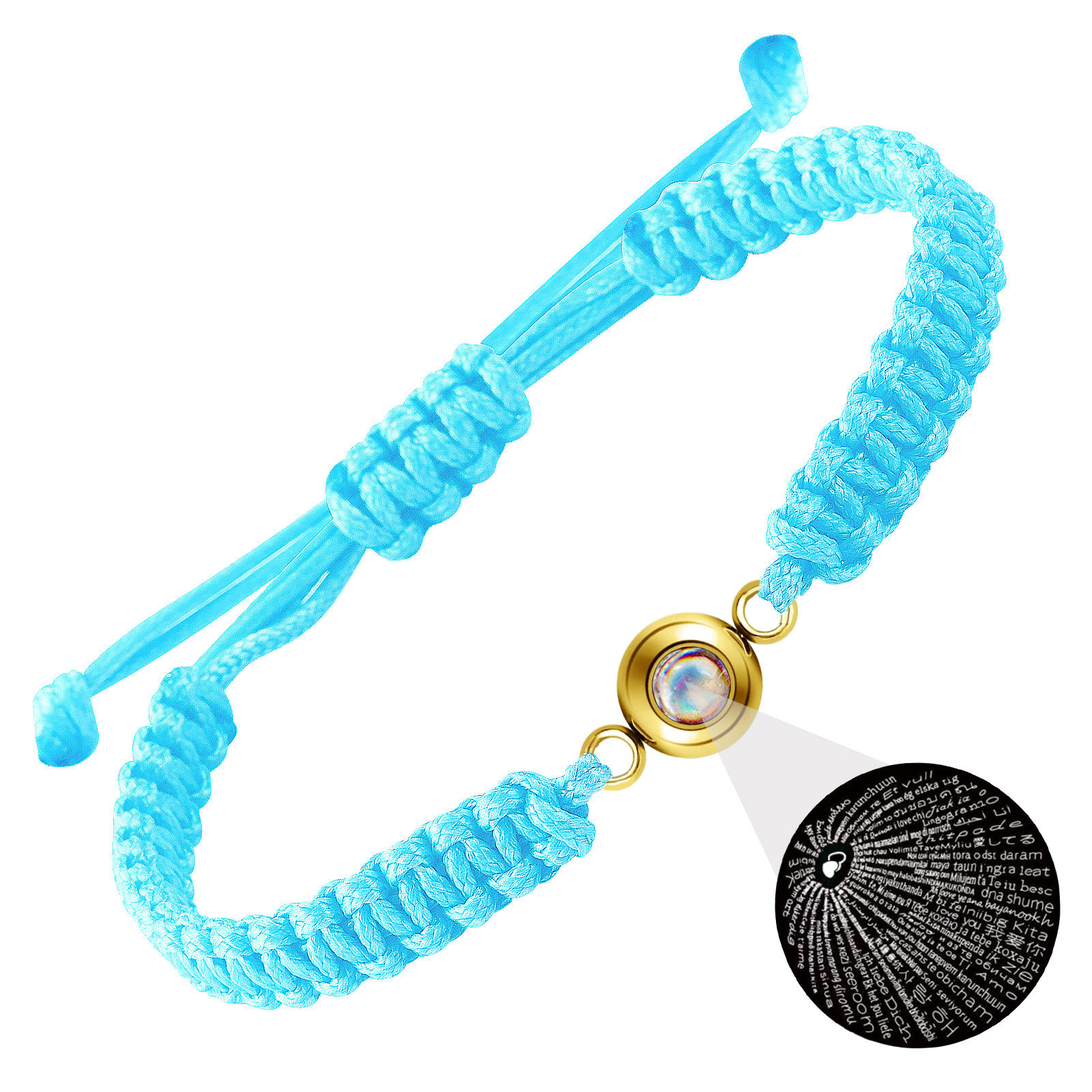 14:B3300-Blue Rope Gold