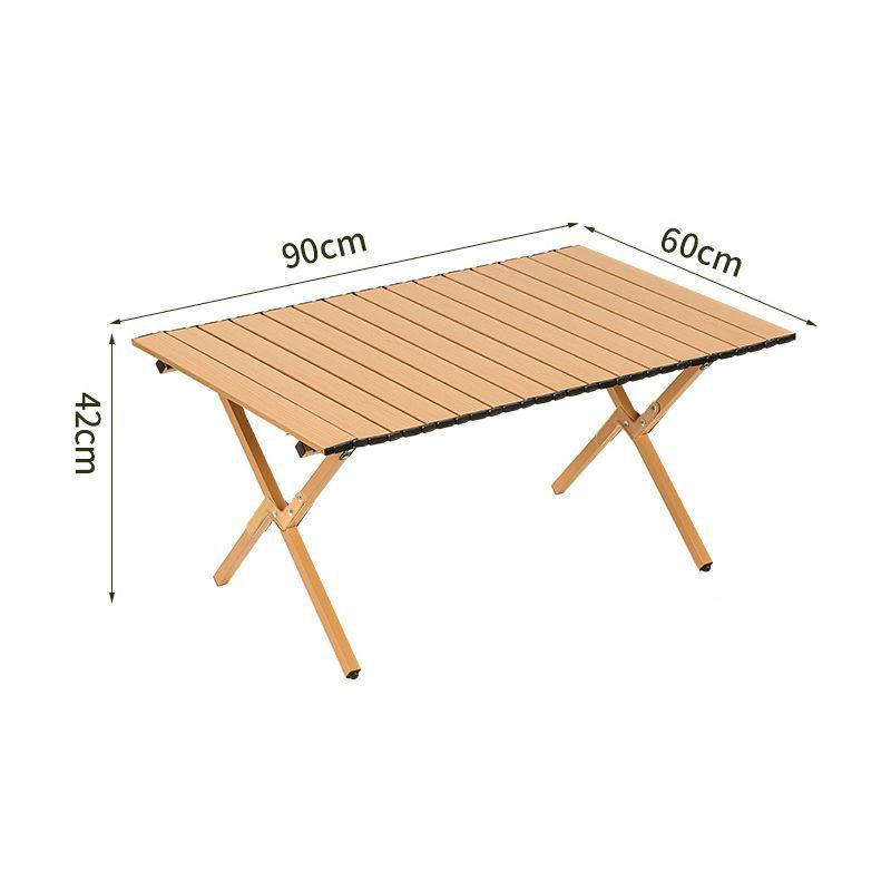 Large 90cm wood grain table