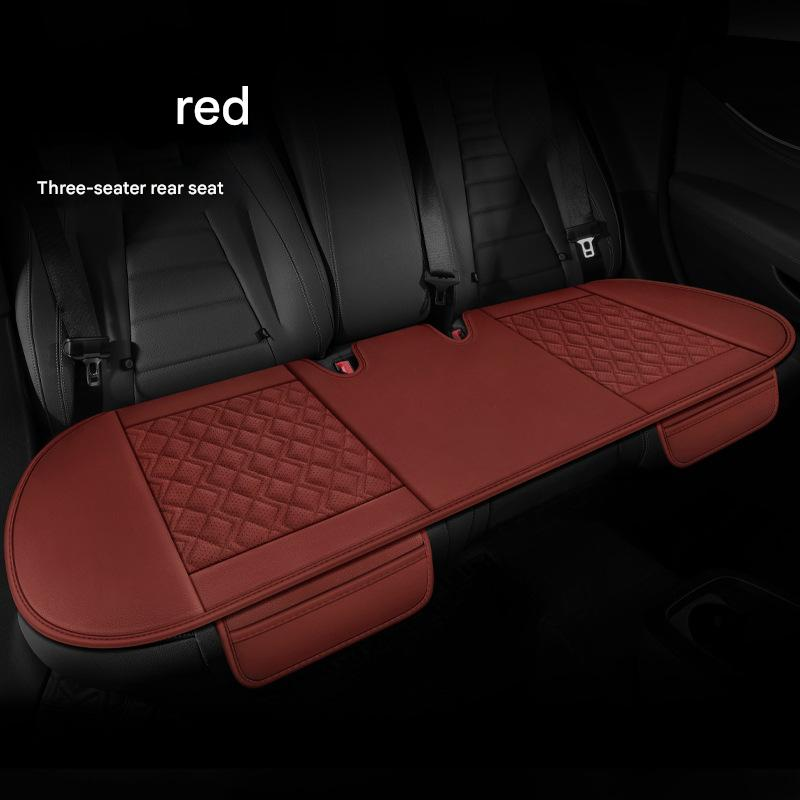 red [rear seat cushion]